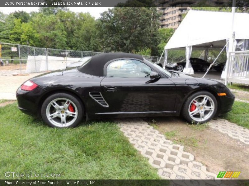 Basalt Black Metallic / Black 2006 Porsche Boxster S