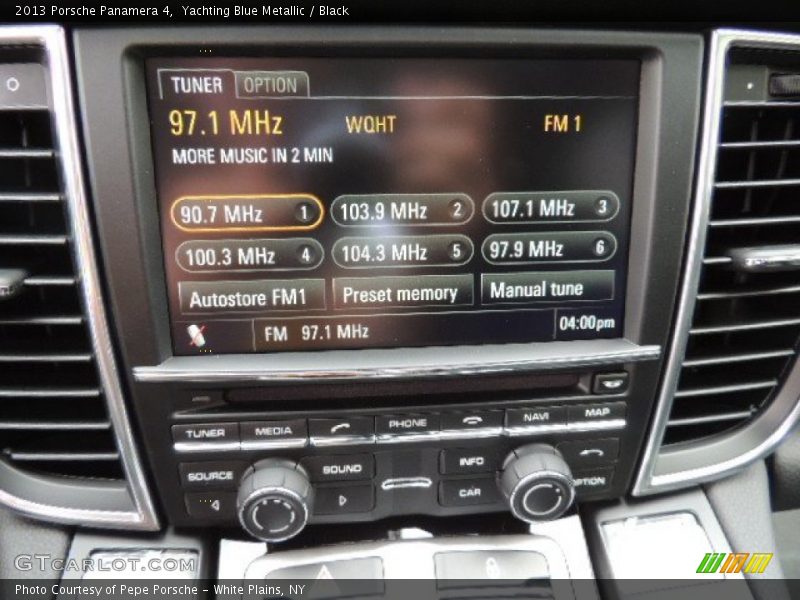 Audio System of 2013 Panamera 4