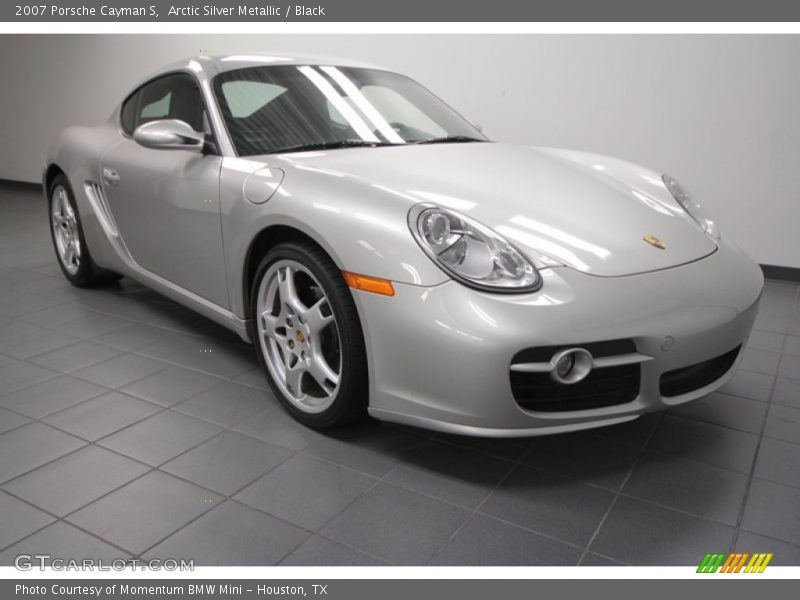 Arctic Silver Metallic / Black 2007 Porsche Cayman S