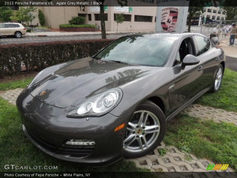 Agate Grey Metallic / Black 2013 Porsche Panamera V6