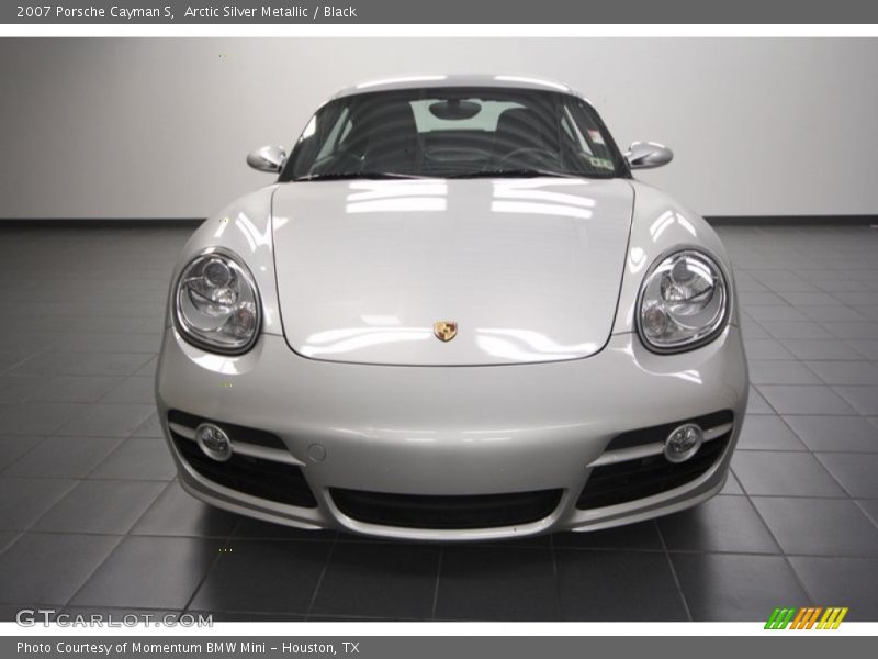 Arctic Silver Metallic / Black 2007 Porsche Cayman S