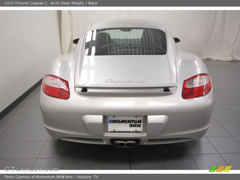 Arctic Silver Metallic / Black 2007 Porsche Cayman S