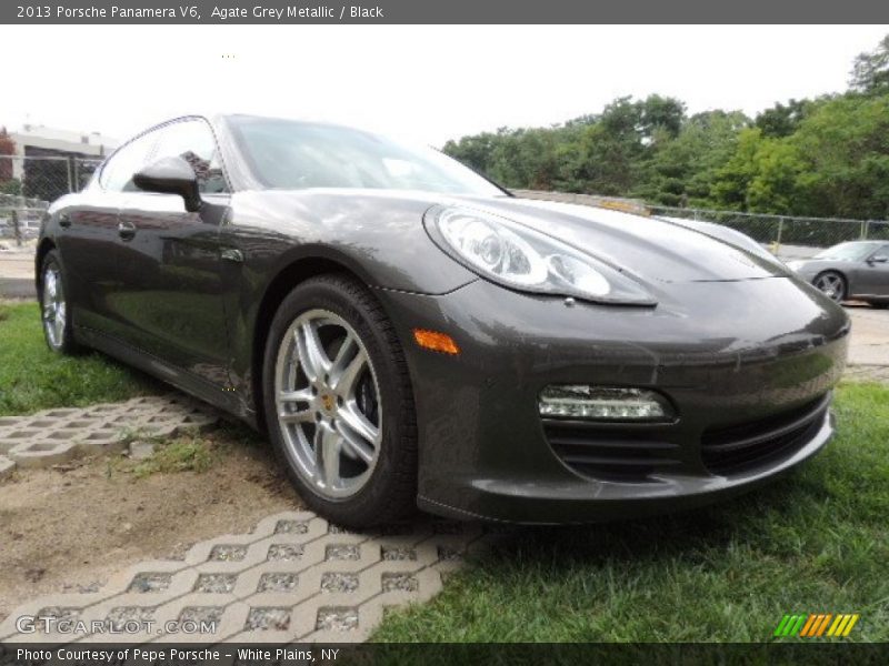 Agate Grey Metallic / Black 2013 Porsche Panamera V6