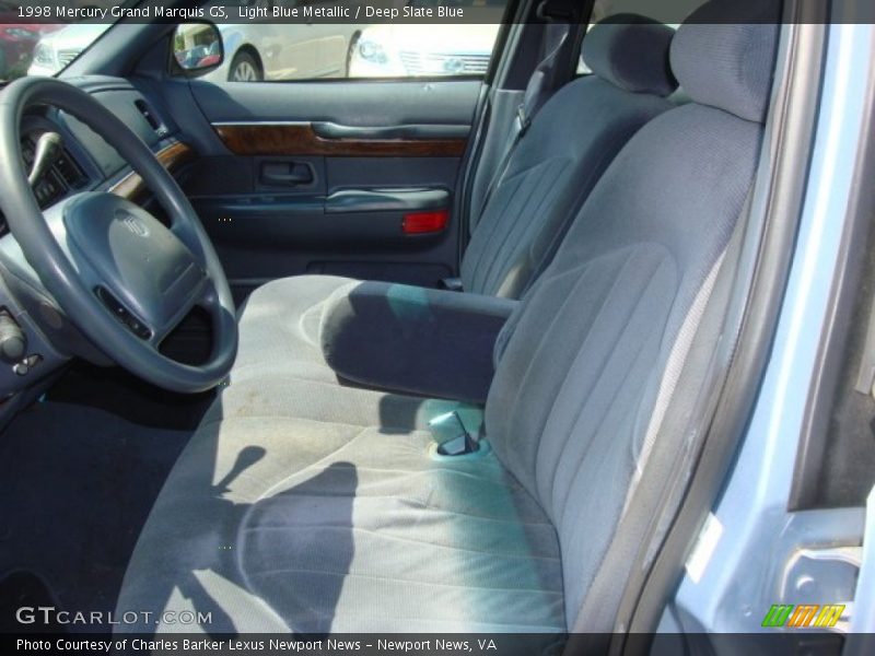 Light Blue Metallic / Deep Slate Blue 1998 Mercury Grand Marquis GS
