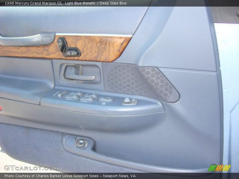 Light Blue Metallic / Deep Slate Blue 1998 Mercury Grand Marquis GS