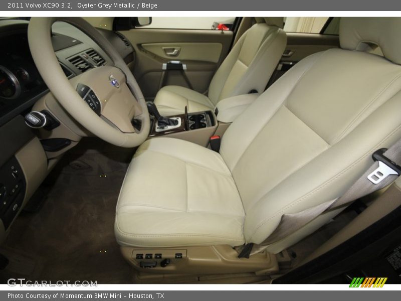 Oyster Grey Metallic / Beige 2011 Volvo XC90 3.2