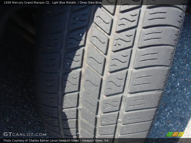 Light Blue Metallic / Deep Slate Blue 1998 Mercury Grand Marquis GS