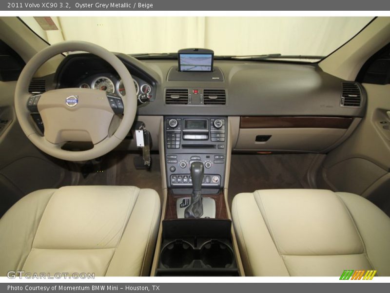 Oyster Grey Metallic / Beige 2011 Volvo XC90 3.2