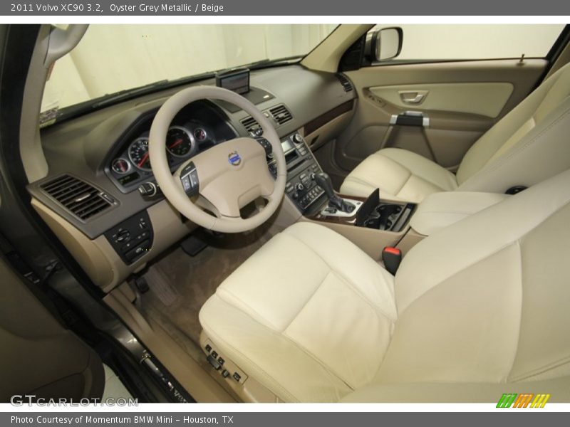 Oyster Grey Metallic / Beige 2011 Volvo XC90 3.2