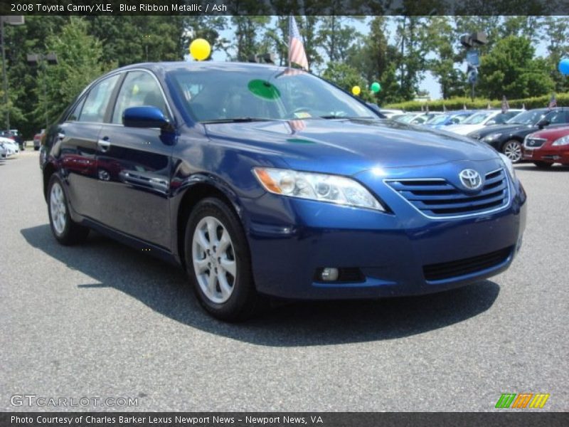 Blue Ribbon Metallic / Ash 2008 Toyota Camry XLE