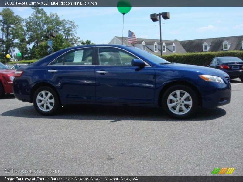 Blue Ribbon Metallic / Ash 2008 Toyota Camry XLE