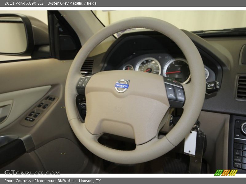 Oyster Grey Metallic / Beige 2011 Volvo XC90 3.2