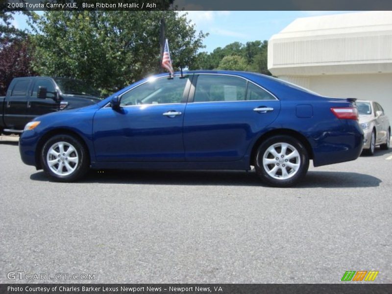 Blue Ribbon Metallic / Ash 2008 Toyota Camry XLE