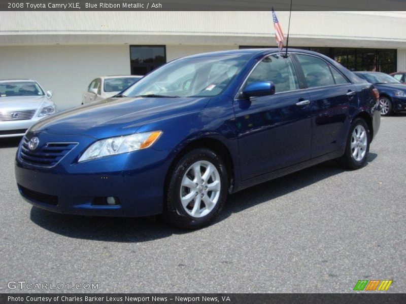 Blue Ribbon Metallic / Ash 2008 Toyota Camry XLE