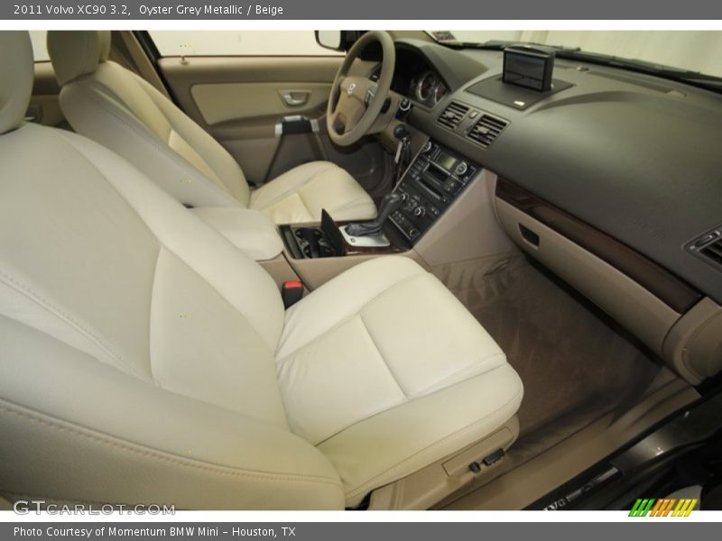 Oyster Grey Metallic / Beige 2011 Volvo XC90 3.2