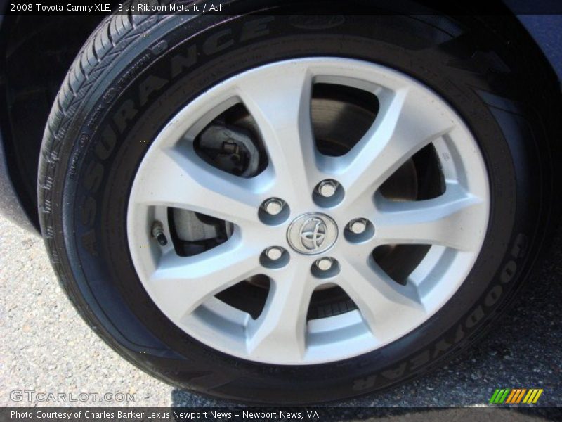 Blue Ribbon Metallic / Ash 2008 Toyota Camry XLE