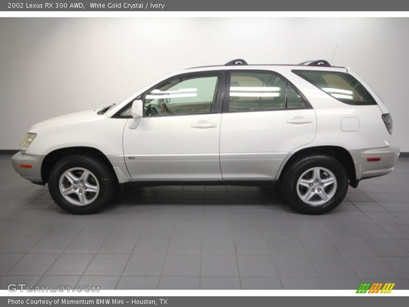 White Gold Crystal / Ivory 2002 Lexus RX 300 AWD