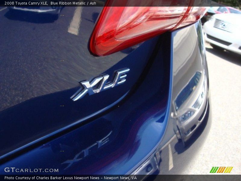 Blue Ribbon Metallic / Ash 2008 Toyota Camry XLE