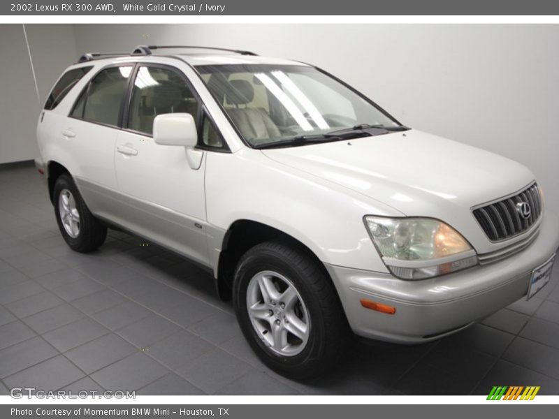 White Gold Crystal / Ivory 2002 Lexus RX 300 AWD