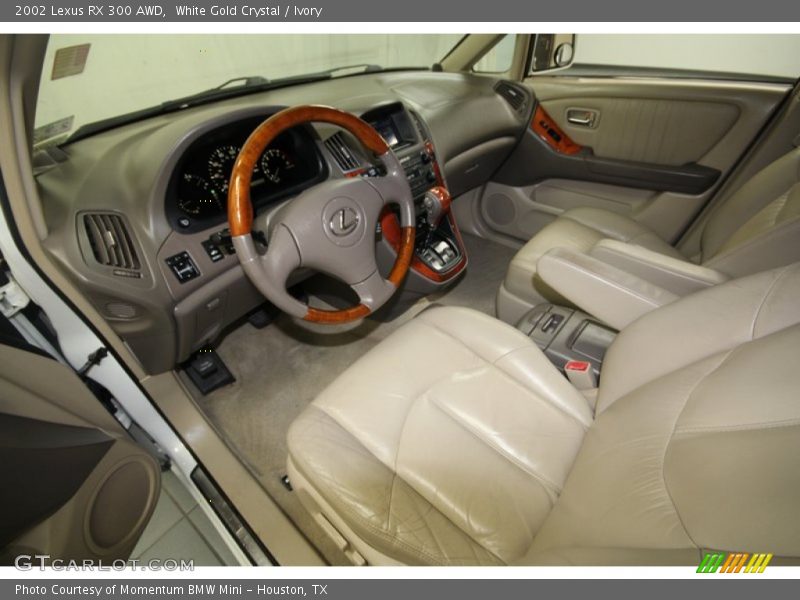 White Gold Crystal / Ivory 2002 Lexus RX 300 AWD