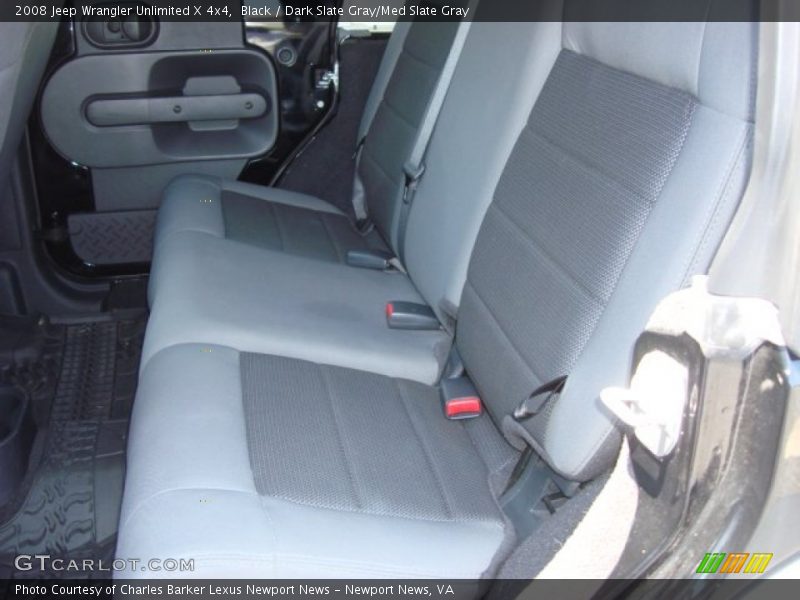 Black / Dark Slate Gray/Med Slate Gray 2008 Jeep Wrangler Unlimited X 4x4
