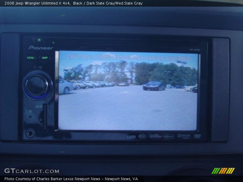 Black / Dark Slate Gray/Med Slate Gray 2008 Jeep Wrangler Unlimited X 4x4