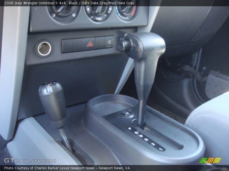 Black / Dark Slate Gray/Med Slate Gray 2008 Jeep Wrangler Unlimited X 4x4