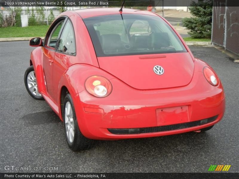 Salsa Red / Black 2009 Volkswagen New Beetle 2.5 Coupe