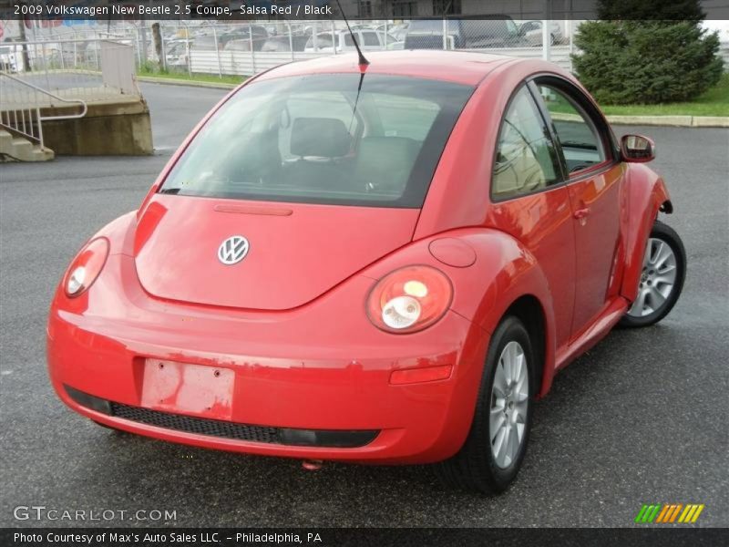Salsa Red / Black 2009 Volkswagen New Beetle 2.5 Coupe