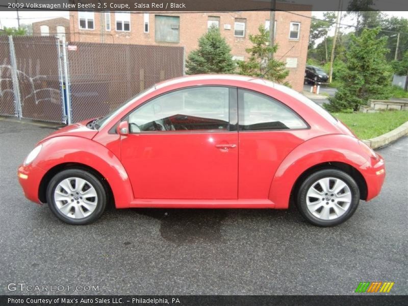 Salsa Red / Black 2009 Volkswagen New Beetle 2.5 Coupe