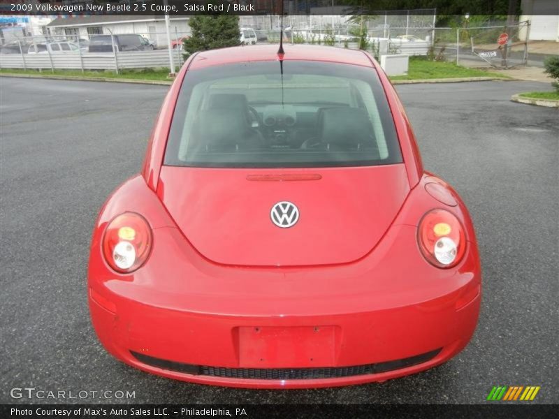 Salsa Red / Black 2009 Volkswagen New Beetle 2.5 Coupe
