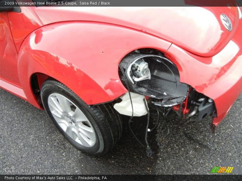 Salsa Red / Black 2009 Volkswagen New Beetle 2.5 Coupe