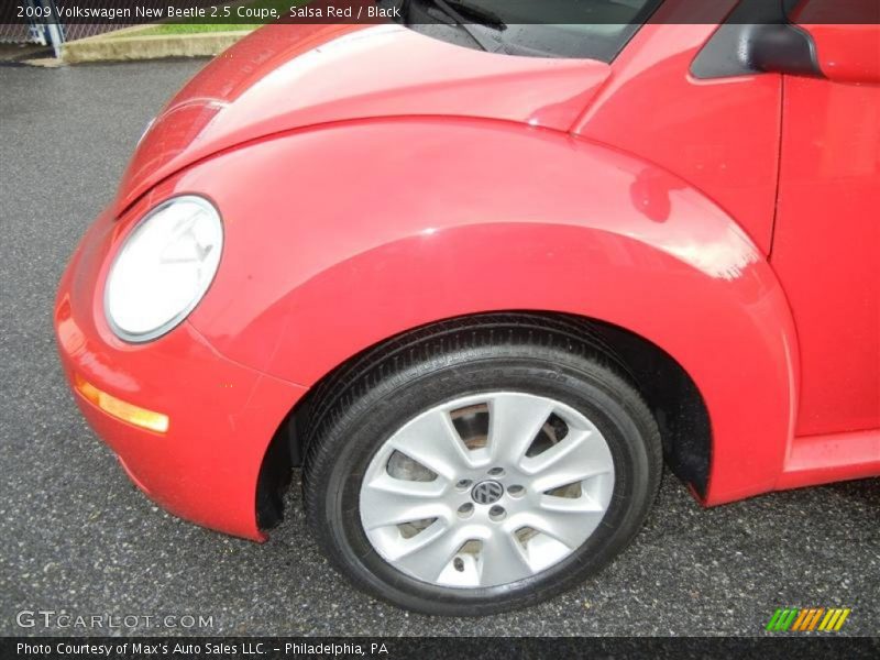 Salsa Red / Black 2009 Volkswagen New Beetle 2.5 Coupe