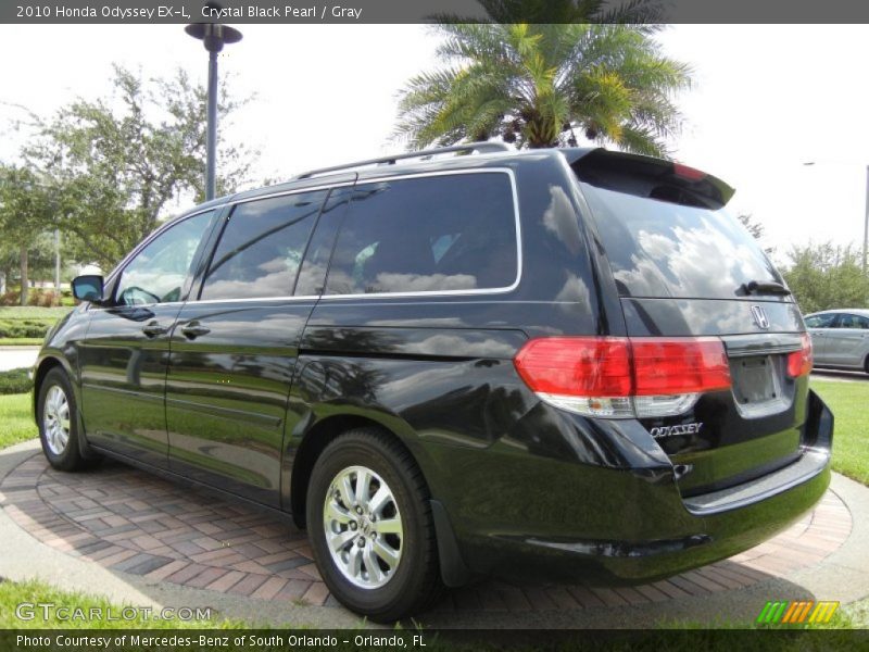 Crystal Black Pearl / Gray 2010 Honda Odyssey EX-L
