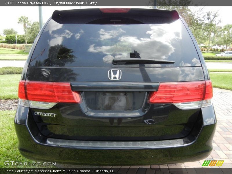 Crystal Black Pearl / Gray 2010 Honda Odyssey EX-L