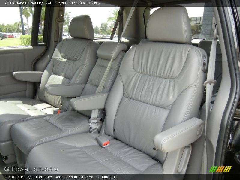 Crystal Black Pearl / Gray 2010 Honda Odyssey EX-L