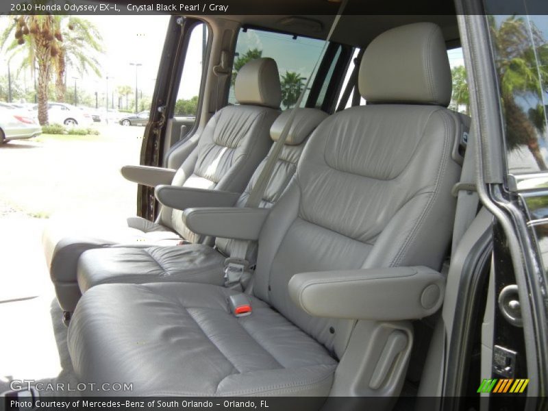 Crystal Black Pearl / Gray 2010 Honda Odyssey EX-L