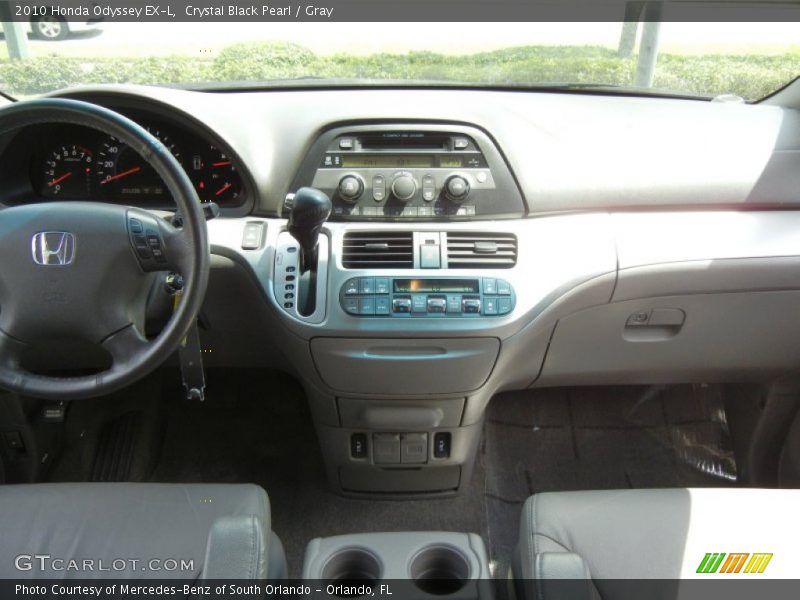 Crystal Black Pearl / Gray 2010 Honda Odyssey EX-L
