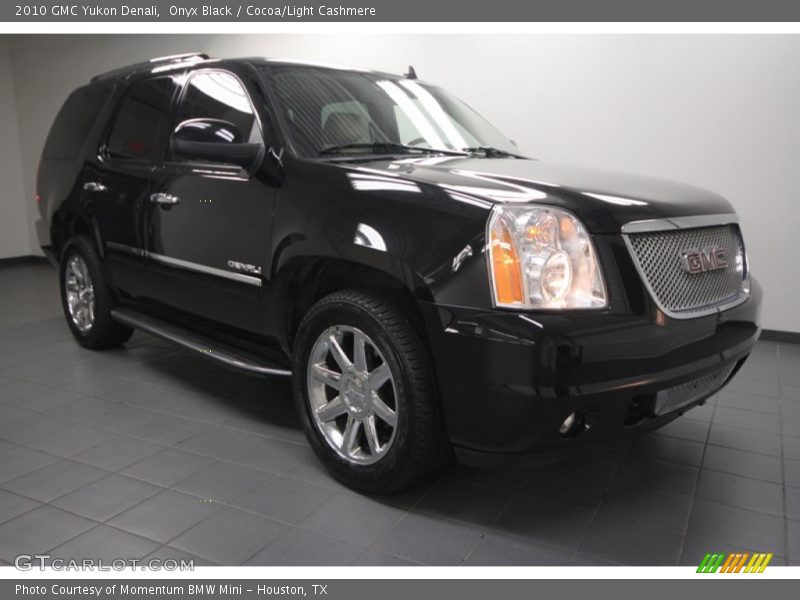Onyx Black / Cocoa/Light Cashmere 2010 GMC Yukon Denali