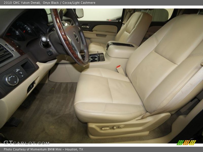 Onyx Black / Cocoa/Light Cashmere 2010 GMC Yukon Denali