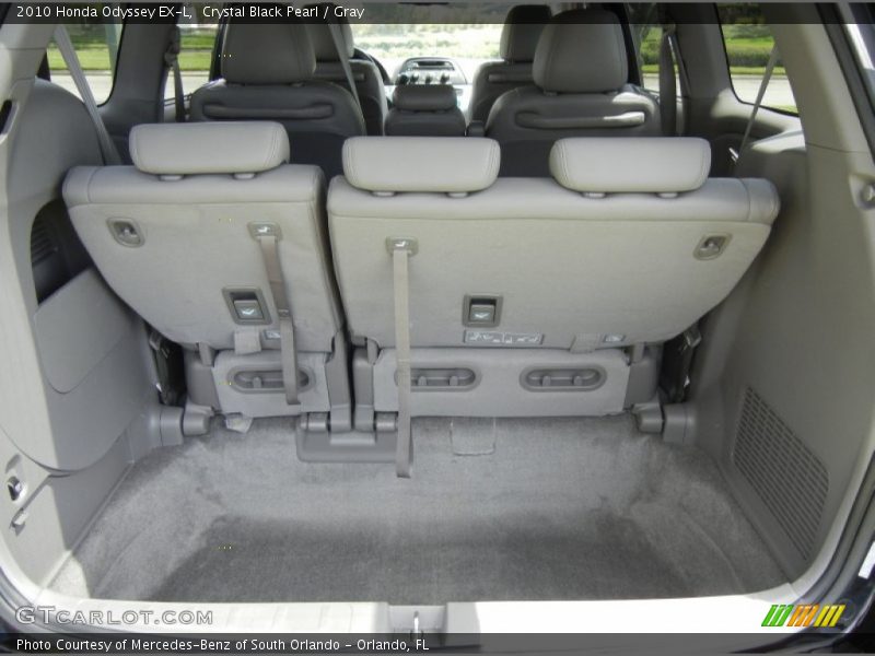 Crystal Black Pearl / Gray 2010 Honda Odyssey EX-L