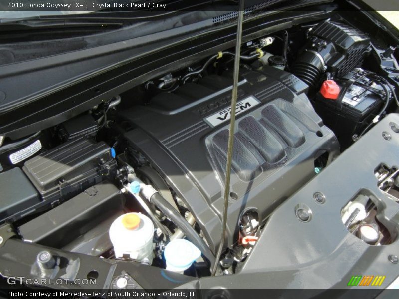 Crystal Black Pearl / Gray 2010 Honda Odyssey EX-L