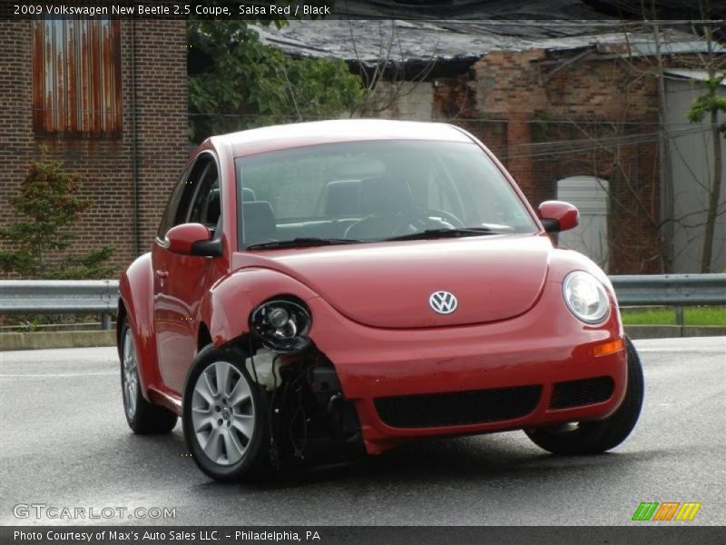 Salsa Red / Black 2009 Volkswagen New Beetle 2.5 Coupe