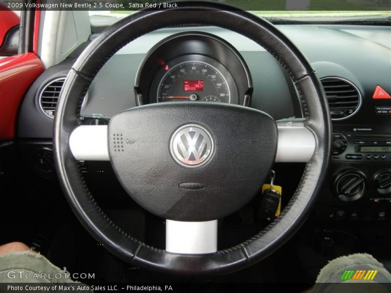 Salsa Red / Black 2009 Volkswagen New Beetle 2.5 Coupe