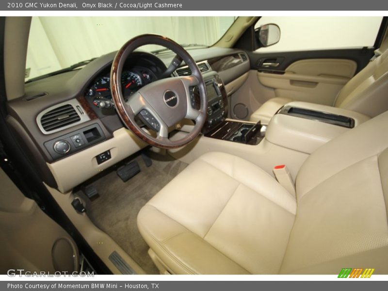 Onyx Black / Cocoa/Light Cashmere 2010 GMC Yukon Denali