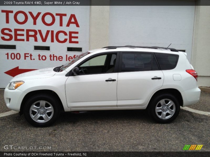 Super White / Ash Gray 2009 Toyota RAV4 4WD