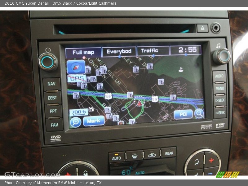 Onyx Black / Cocoa/Light Cashmere 2010 GMC Yukon Denali