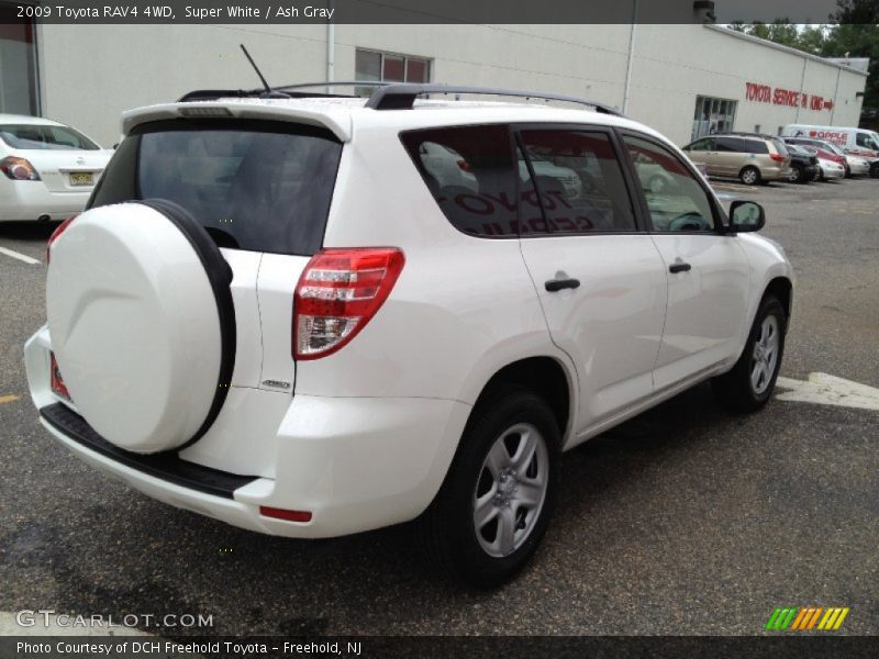 Super White / Ash Gray 2009 Toyota RAV4 4WD