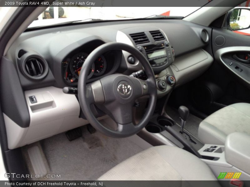 Super White / Ash Gray 2009 Toyota RAV4 4WD