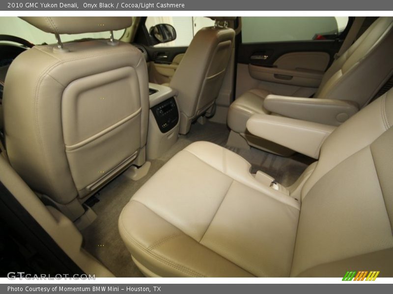 Onyx Black / Cocoa/Light Cashmere 2010 GMC Yukon Denali